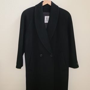 Vintage Jones New York JNY Wool Black Coat